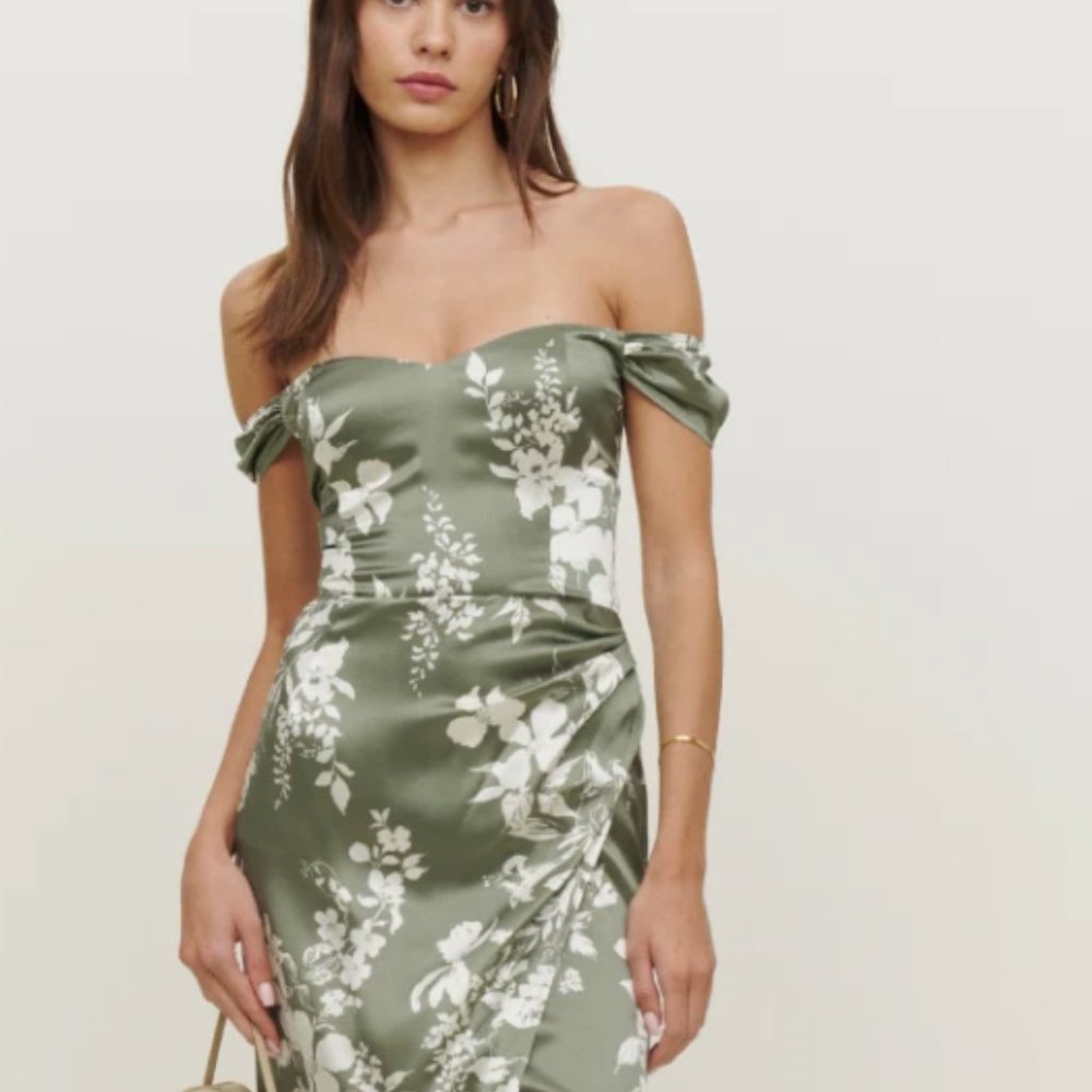 Reformation Genesis Silk Dress
